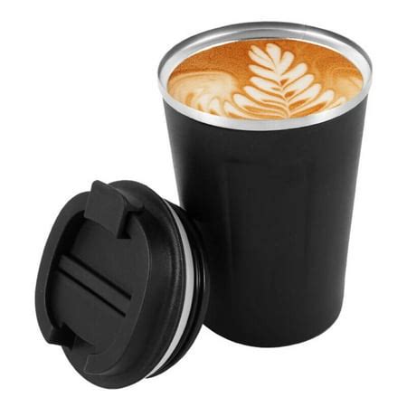 Stainless Steel Coffee Cup Travel Mug Leakproof Vacuum Insulated ...