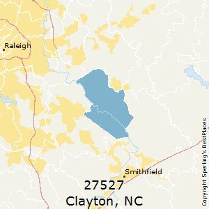 Clayton Nc Zip Code Map - World Map