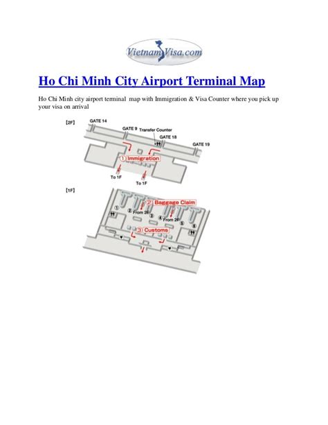 Ho chi minh city airport terminal map