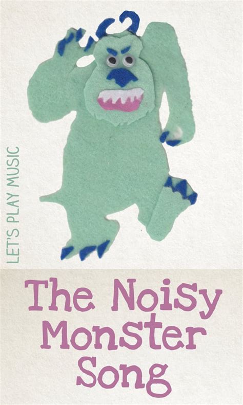 The Noisy Monster Song - Let's Play Music