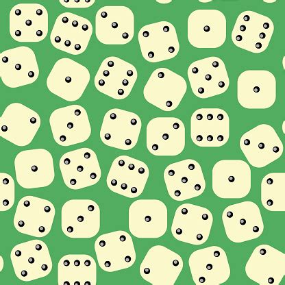 Dice Seamless Pattern Gambling Texture Stock Illustration - Download ...