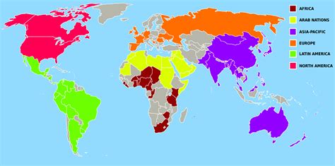 International Association for Volunteer Effort IAVE - World Map ...