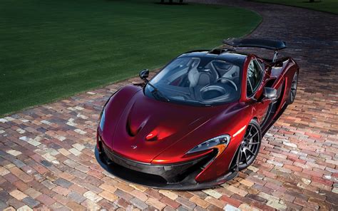 McLaren P1 red supercar top view wallpaper | cars | Wallpaper Better