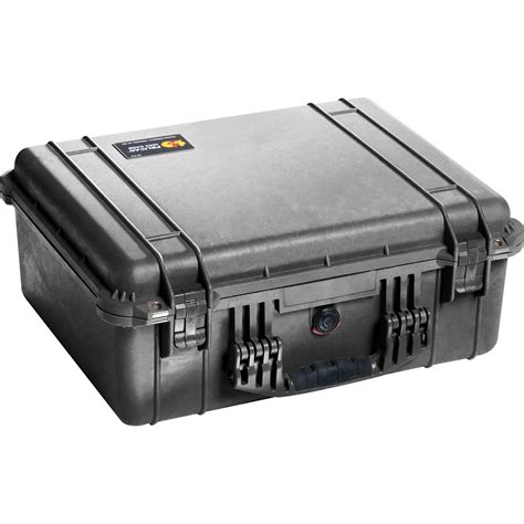 CASE, PELICAN 1550, BLACK, w/ PICK-PLUCK FOAM | Zefon International