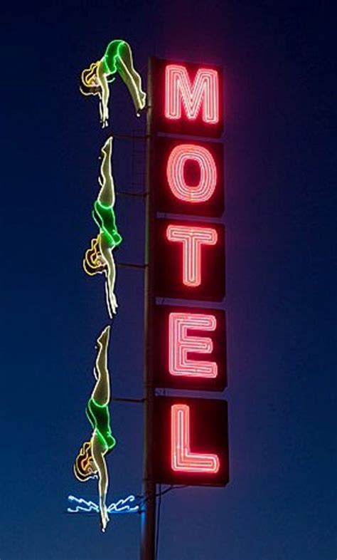 The Starlite Motel sign in Mesa, Ariz., was restored after strong winds caused this classic sign ...