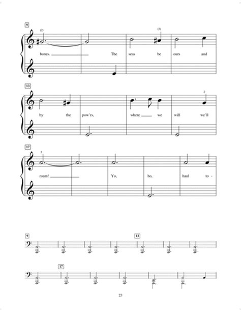 Hoist The Colours (from Pirates Of The Caribbean: At World's End) - Piano - Digital Sheet Music ...