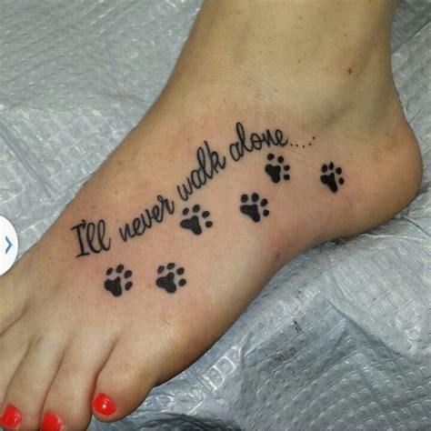 Paw print tat Pawprint Tattoo, Dog Paw Tattoo, Dog Tattoos, Mini ...