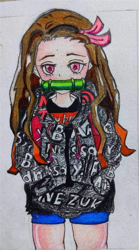 Nezuko Chan got drip. Fan art by me : r/KimetsuNoYaiba