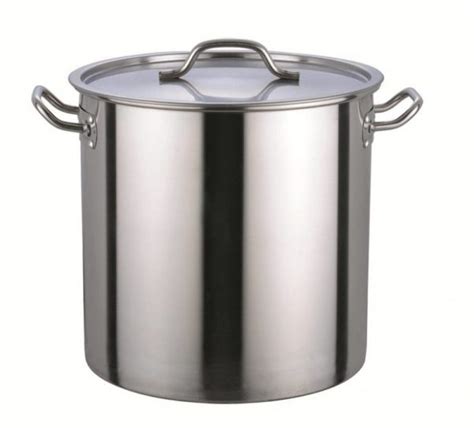 Stock Pot 200L with Lid Stainless Steel - Dealsdirect.co.nz