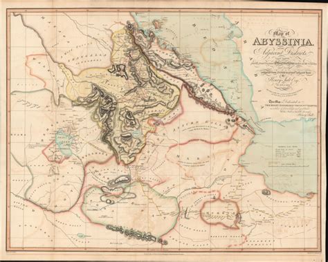 Map of Abyssinia and the adjacent districts laid down partly from ...