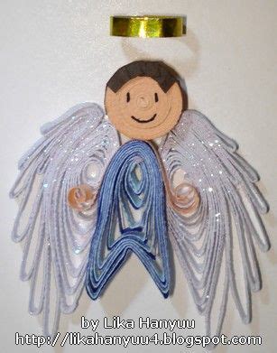[Quilling] Anjo (Angel) | Quilling patterns, Quilling designs, Quilling ...