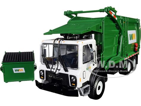 WM 1:64 Scale Diecast Model Waste Management Mack LR Garbage Trash ...