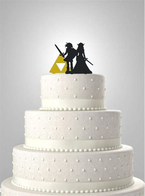 Wedding Cakes - Link And Zelda Wedding Cake Topper #2223528 - Weddbook