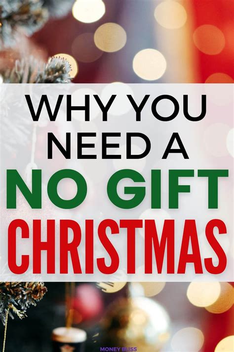 30 Best No Gift Christmas Ideas as in No Presents at Christmas - Money Bliss