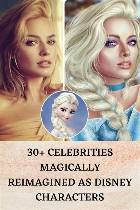 30+ Celebrities Magically Reimagined As Disney Characters | Celebrities, Disney characters, Disney