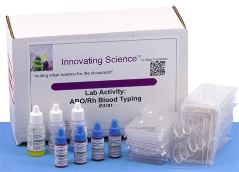 ABO/Rh Simulated Blood Typing Classroom Kit | HST