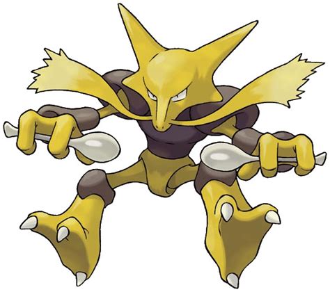 Alakazam Pokédex: stats, moves, evolution & locations | Pokémon Database