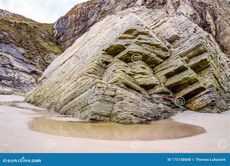 The Beach and Caves at Maghera Beach Near Ardara, County Donegal ...