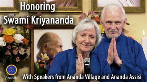 Honoring Swami Kriyananda - A Beautiful Program from Ananda Village and ...