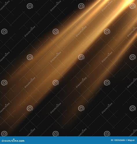 Sun Rays Light on Black Background Stock Vector - Illustration of graphic, shine: 130265686