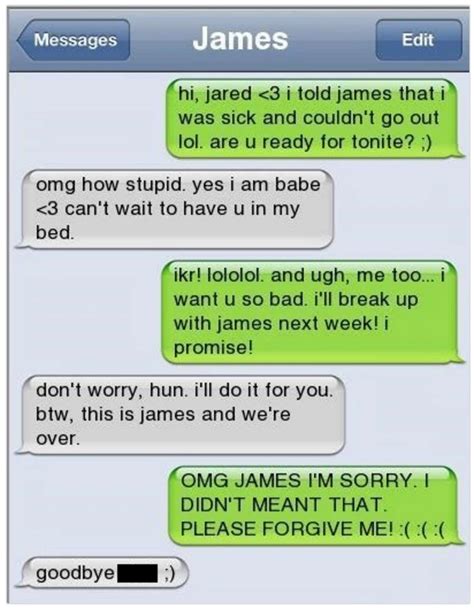 20 Caught Cheating Texts That Are So Awkward They’re Actually Funny.