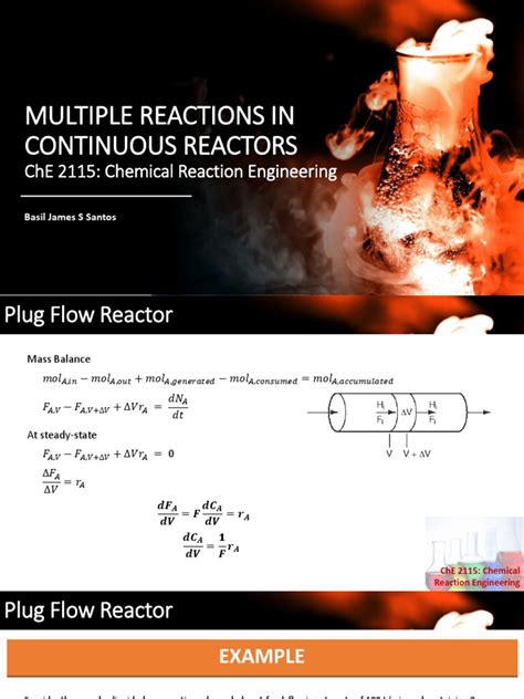 9 - Multiple Reactions in Continuous Reactors | PDF | Chemical Reactor ...