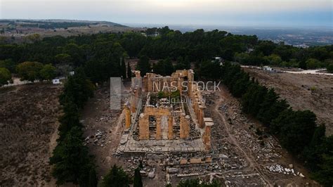 drone footage of the Temple of Zeus, Cyrene, Libya, history of Libya, landmarks in Libya