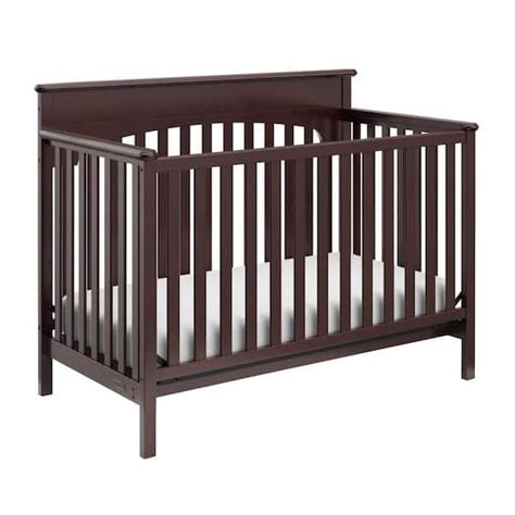 Graco Lauren Espresso 4In1 Convertible Crib 04530-369 - The Home Depot