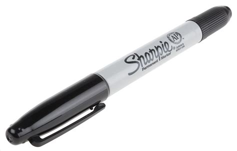 Sharpie Extra Fine Tip Black Marker Pen - RS Components Indonesia