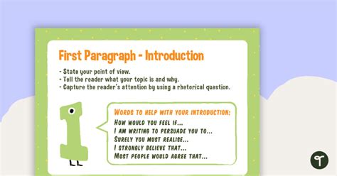 Persuasive Text Structure Posters | Teach Starter