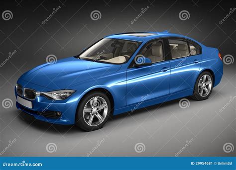 Sports car. 3d render stock illustration. Illustration of isolated ...