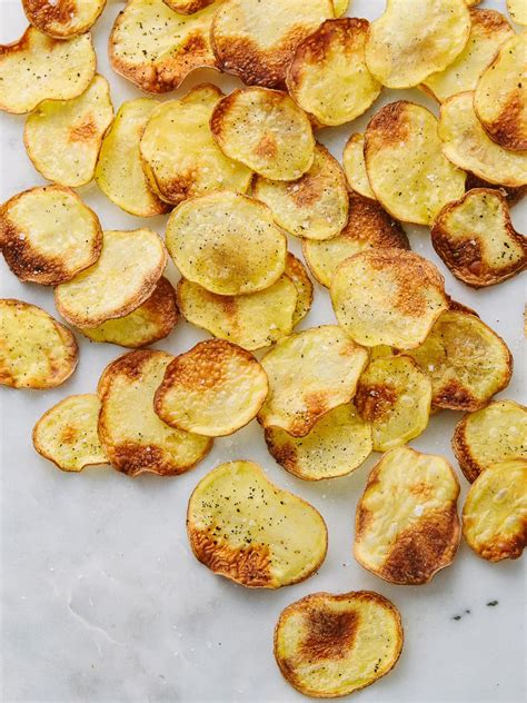 Homemade Baked Potato Chips - Healthy, Crispy & Delicious!