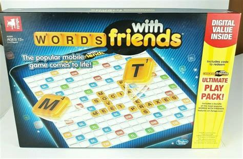 Words With Friends Board Game by Zynga Hasbro Gaming Family Fun #Hasbro ...