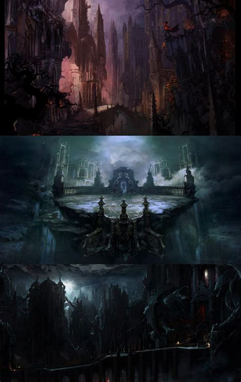 Castle Concepts Castlevania Lord Of Shadow, Castlevania Anime, Fantasy World, Dark Fantasy ...