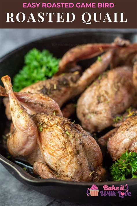 Roasted Quail: Simple Cast Iron Roasted Quails Recipe