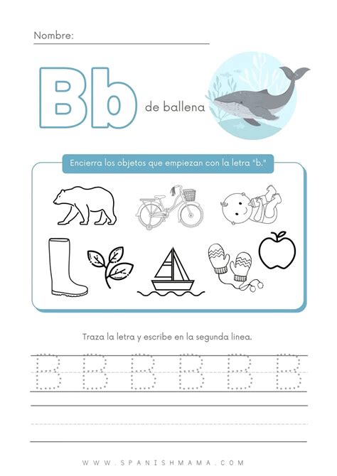 Free Printable Free Spanish Alphabet Worksheets