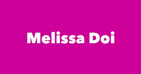 Melissa Doi - Spouse, Children, Birthday & More