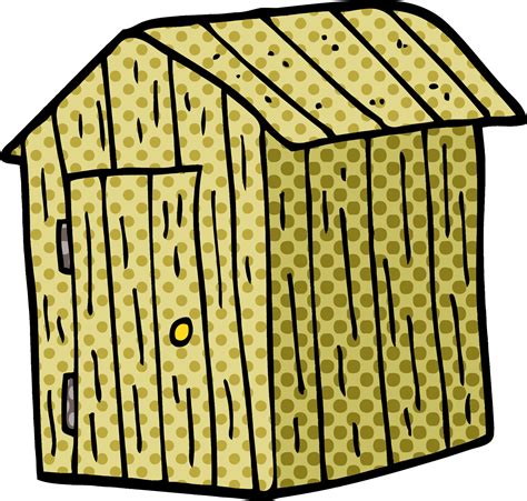 cartoon doodle wooden shed 12176906 Vector Art at Vecteezy