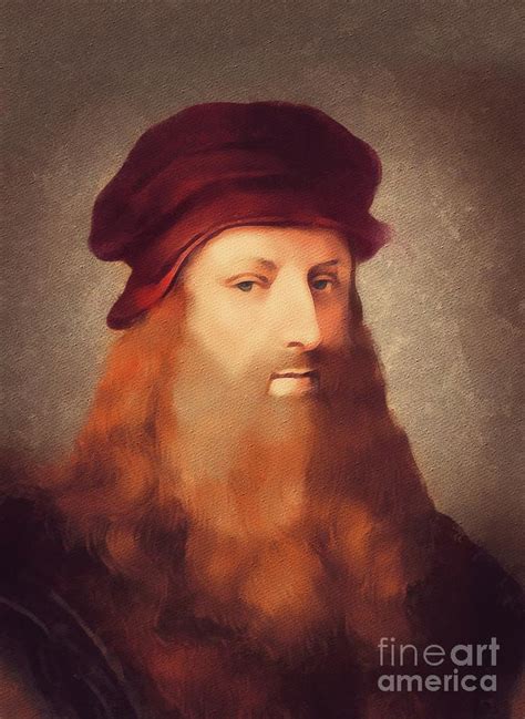 Leonardo da Vinci, History Portraits Painting by Esoterica Art Agency - Fine Art America