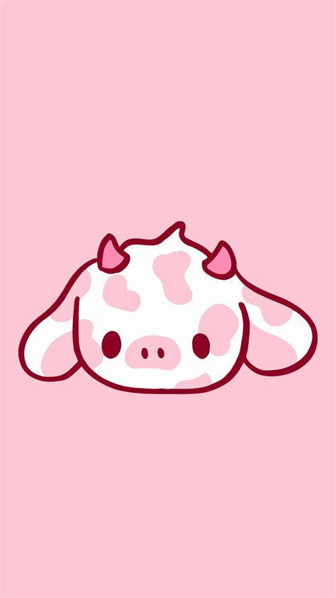 Share more than 54 cute pink cow wallpaper - in.cdgdbentre