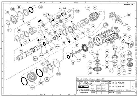 Hilti Te 500 Avr Parts Diagram