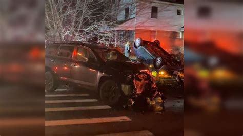 Pittsfield police respond to rollover with injuries - Boston News, Weather, Sports | WHDH 7News