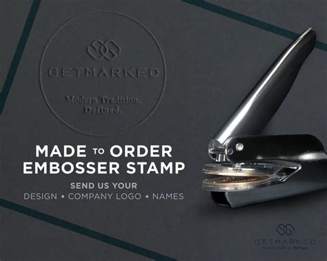 Customized Embosser Stamp ES0008 | Etsy