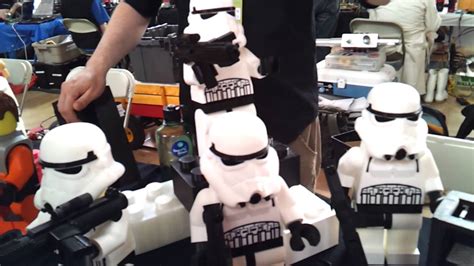 3d printed star wars Lego at maker faire kc - YouTube