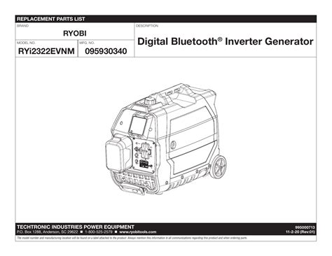 ryobi 2200 generator manual