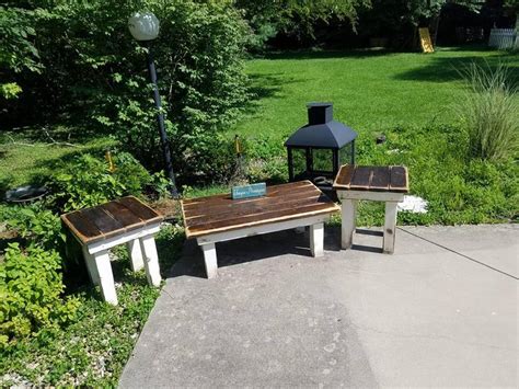 FARMHOUSE COFFEE TABLE Set Farm House End Tables Rustic Wood - Etsy