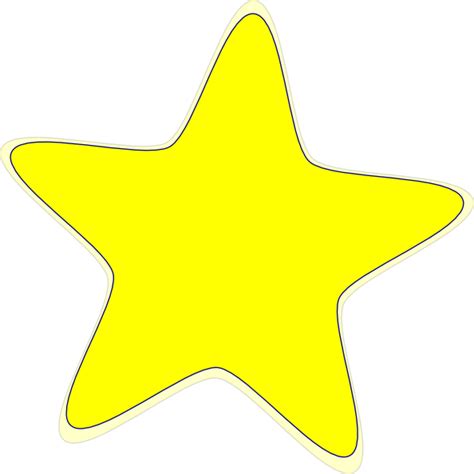 Yellow Star Clip Art at Clker.com - vector clip art online, royalty free & public domain