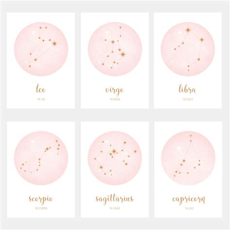 Taurus Print Star Sign Print Constellation Print April / - Etsy