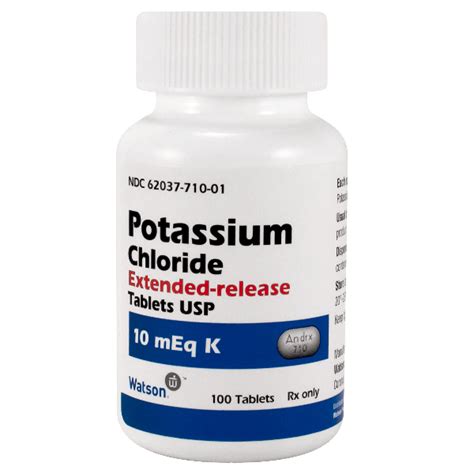 POTASSIUM CHLORIDE ER 10MEQ