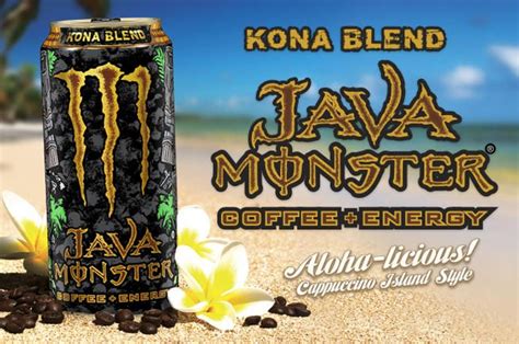 Java Monster | Monster, Monster energy drink, Monster flavors